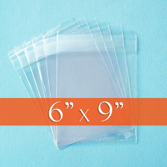 100 x Inch Clear Resealable Cello Bags, Plastic Packaging, Acid Free