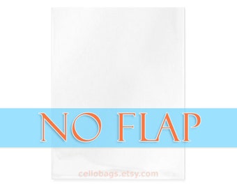 250-Pack Open End Clear Cello Bags, Holds an A2 Card and Envelope,  No Flap, No Adhesive, 4 5/8 x 5 3/4 Inches