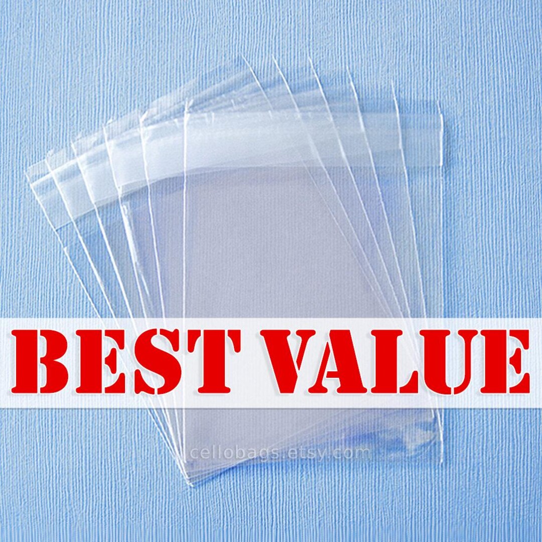 Bulk Box 1000 2 3/4 X 2 3/4 Inch 1.2 Mil Resealable Cello Bags, Clear ...