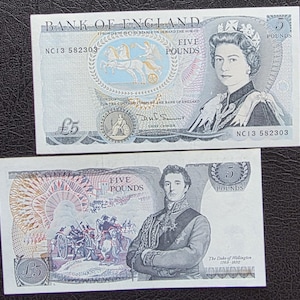 Bank of england 5 pounds - Etsy 日本