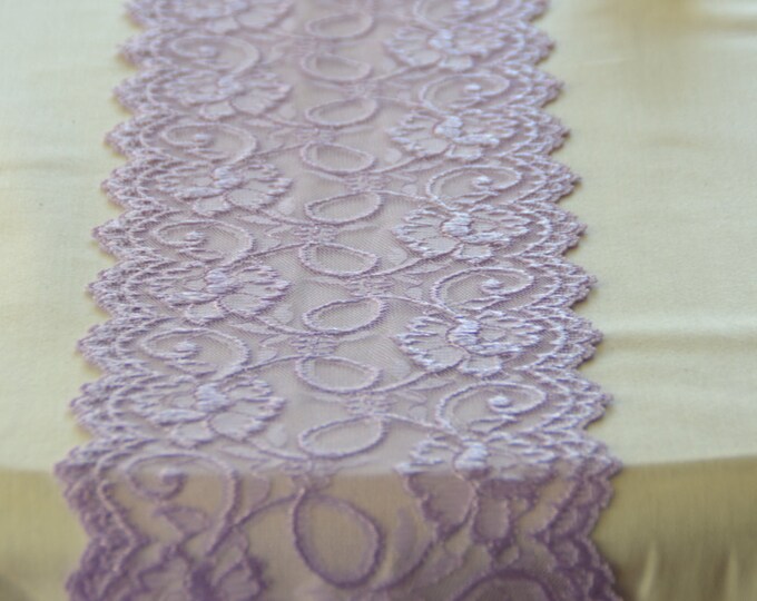 Lilac / Lavender Lace Trim 7 Wide Lace Trim 72/ Etsy