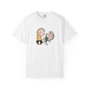 Funny Cartoon Graphic Tee: Retro Unisex Oversized Streetwear Shirt image 3