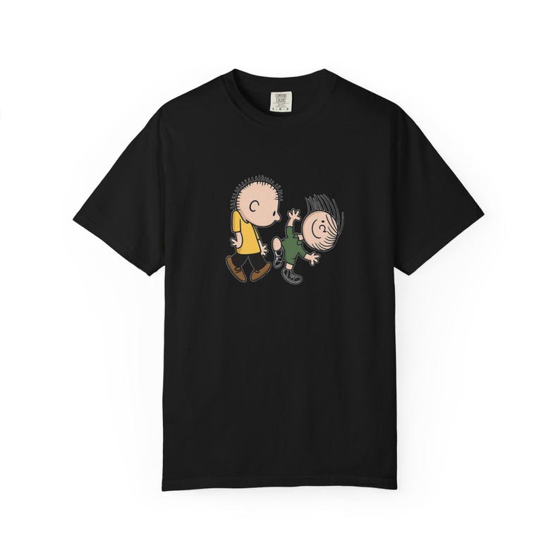 Funny Cartoon Graphic Tee: Retro Unisex Oversized Streetwear Shirt image 7