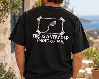 Das ist ein sehr altes Foto von mir – T-Shirt | Lustiges Vintage-Rahmendesign