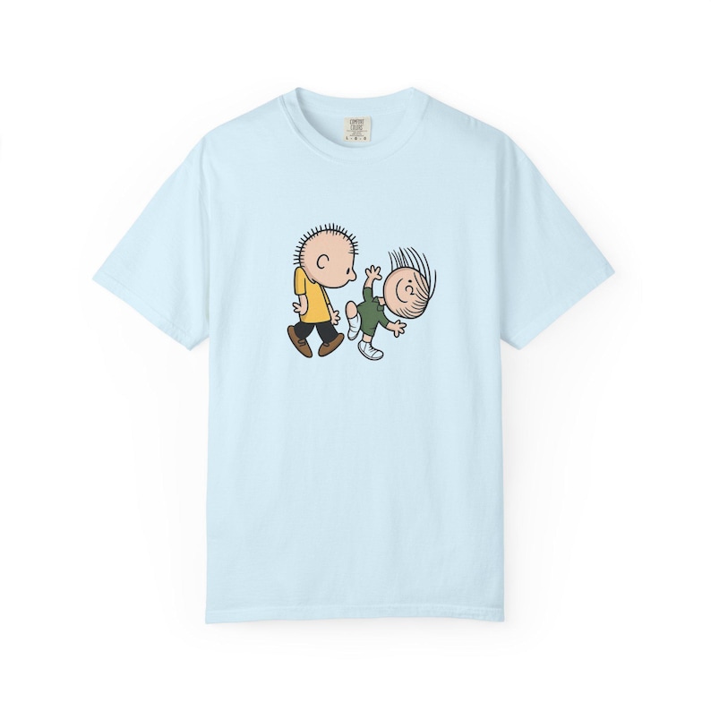 Funny Cartoon Graphic Tee: Retro Unisex Oversized Streetwear Shirt image 6