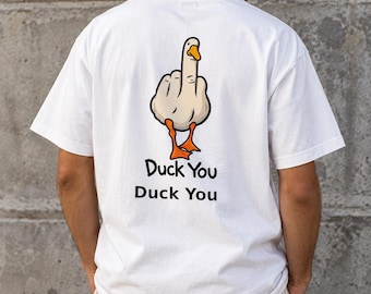 Duck You Middle Finger Duck T-Shirt