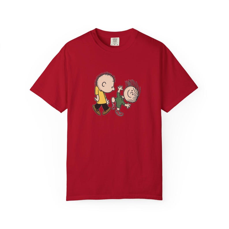 Funny Cartoon Graphic Tee: Retro Unisex Oversized Streetwear Shirt image 9