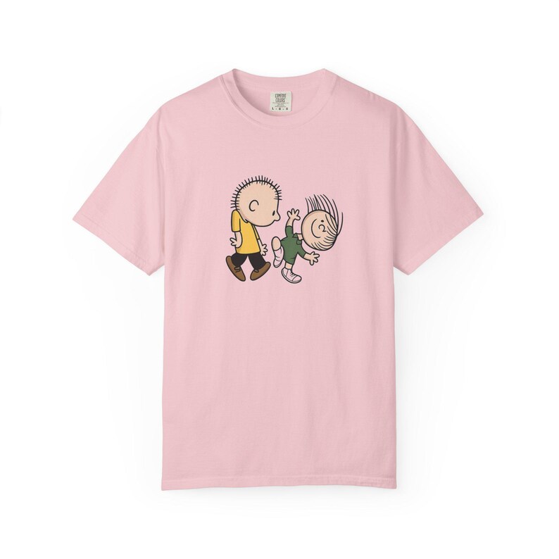 Funny Cartoon Graphic Tee: Retro Unisex Oversized Streetwear Shirt image 8