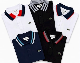 Lacoste Men's 100% Cotton Short Sleeve Polo Shirt – Classic Fit, Signature Logo