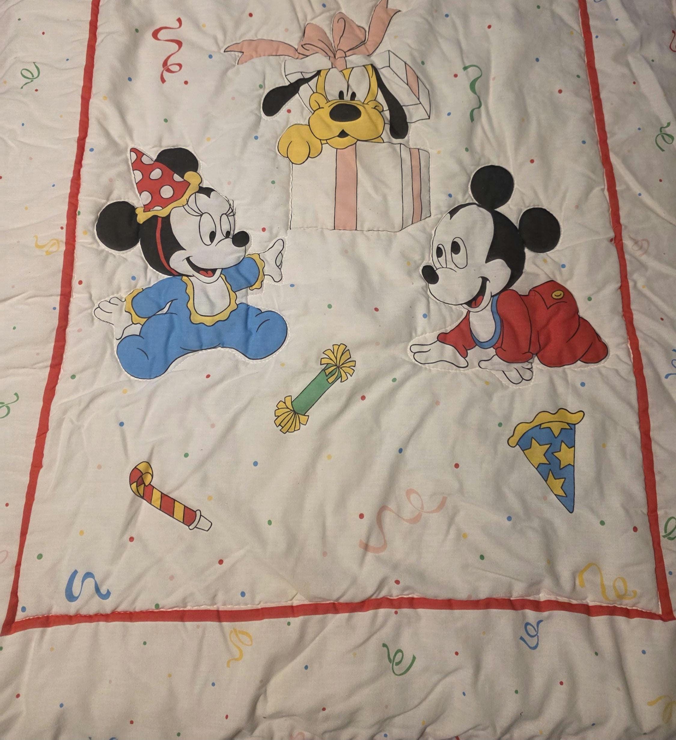 Mickey Mouse Vintage Bedding - Etsy