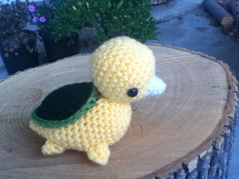 Crocheted Turtleduck amigurumi Etsy
