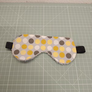 Cotton sleep mask - blackout night mask - comfortable eye mask - handmade - travel and relaxation