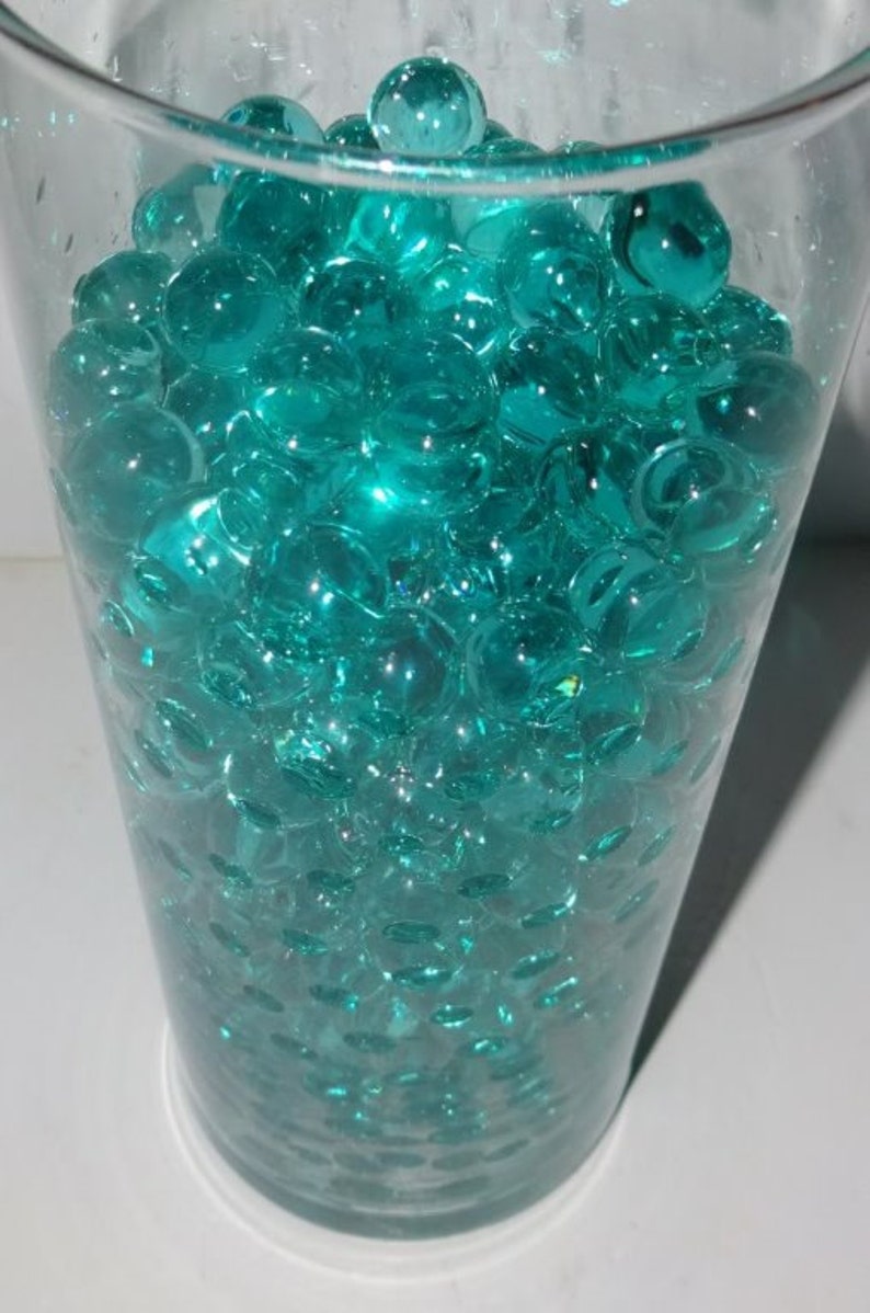 Teal Water Absorbing Storing & Releasing Gel Beads All Etsy