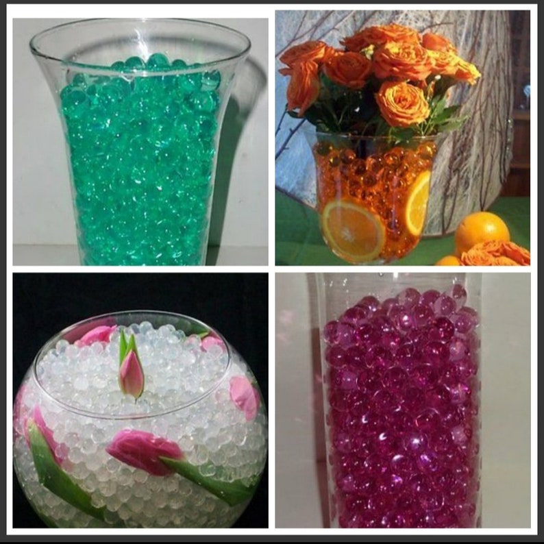 Water Beads water Absorbing & Expanding Crystals round Water Etsy