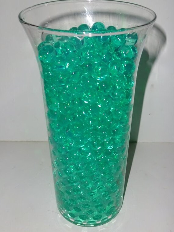 Details about / 1000pc Turquoise Water Storing Gel Beads Centerpiece Party Vase Fillers