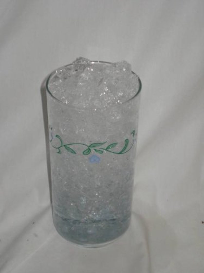 Clear Diamond Ice Water Absorbing Gel Crystals Vase Filler Etsy