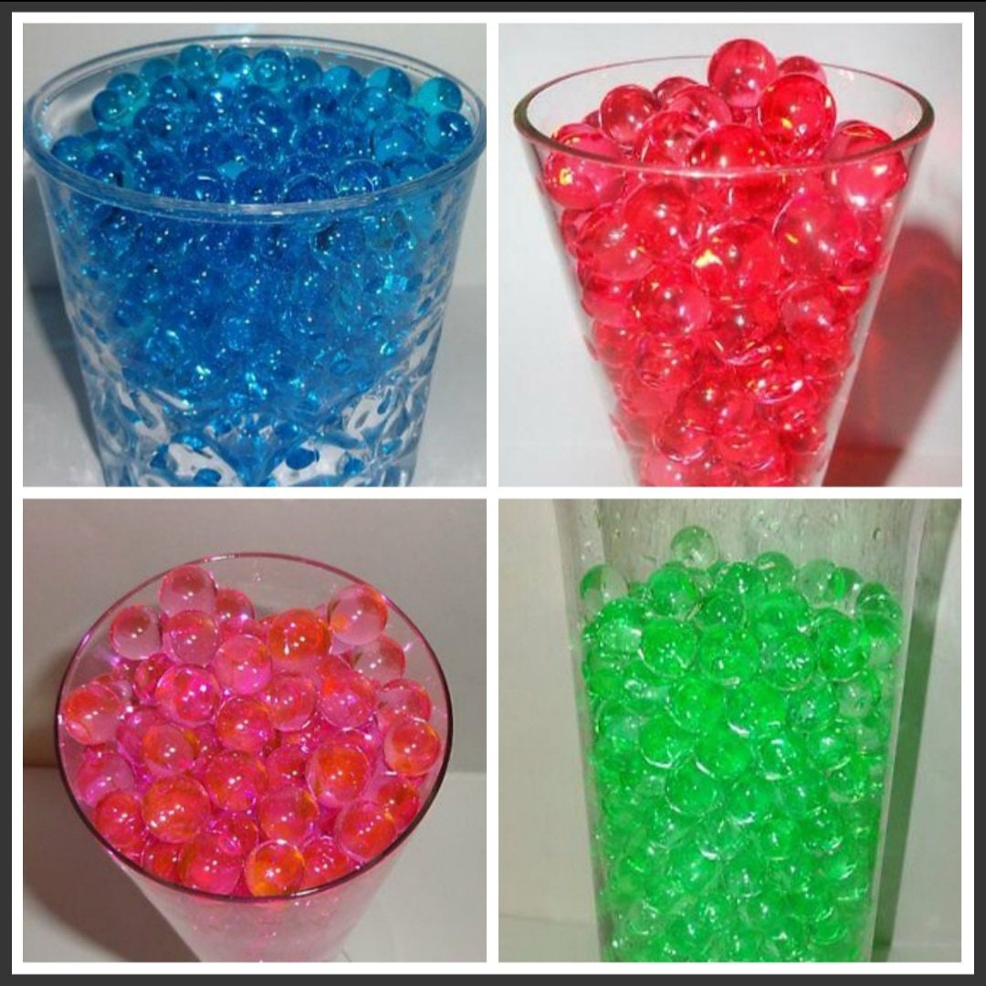 Water Beads water Absorbing & Expanding Crystals round Water Etsy