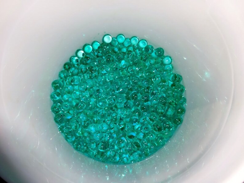 Teal Water Absorbing Storing & Releasing Gel Beads All Etsy