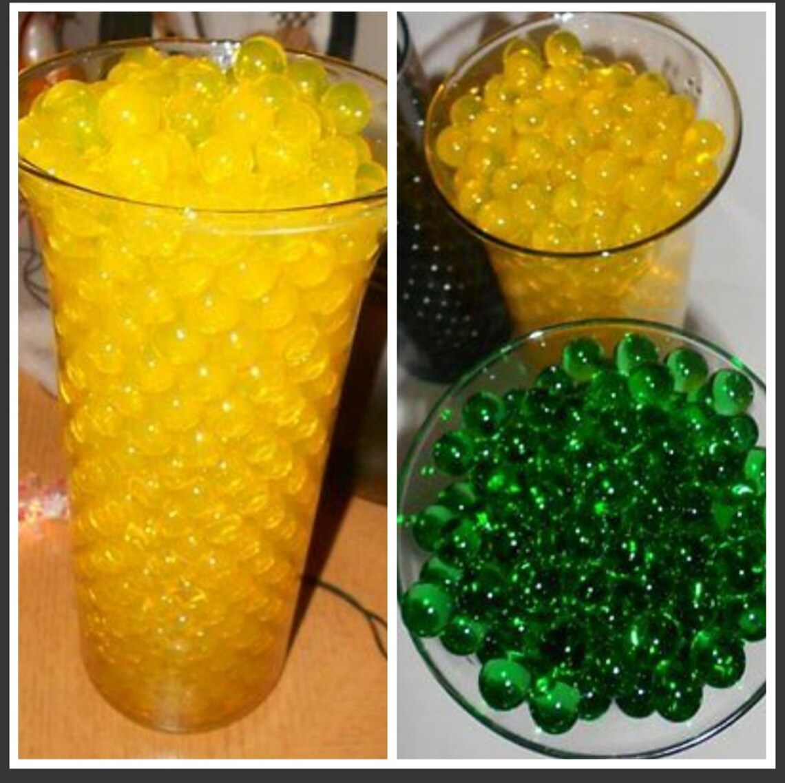 Water Beads water Absorbing & Expanding Crystals round Water Etsy
