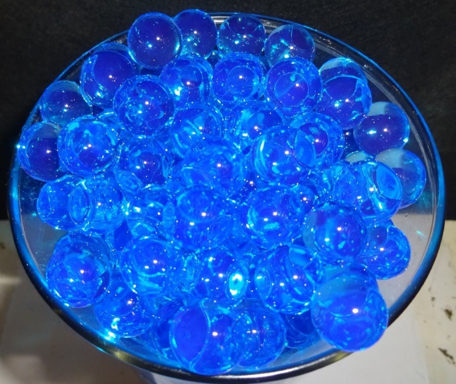 Blue Water Beads Water Expanding & Storing Gel Beads Vase Etsy