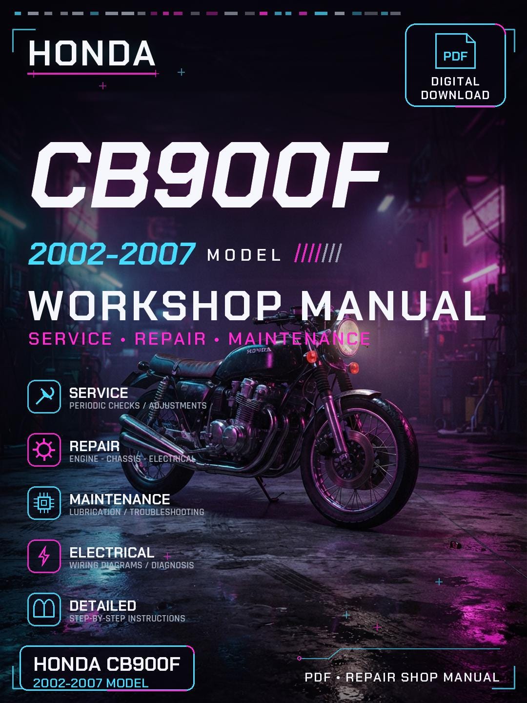 ホンダ cb900f マニュアル - Etsy 日本