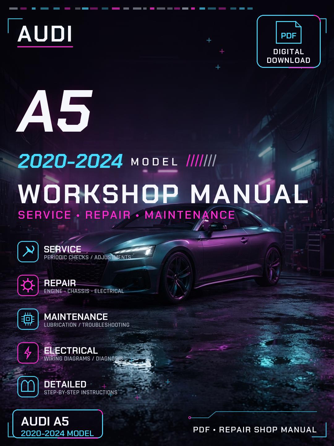 Audi service manual - Etsy 日本