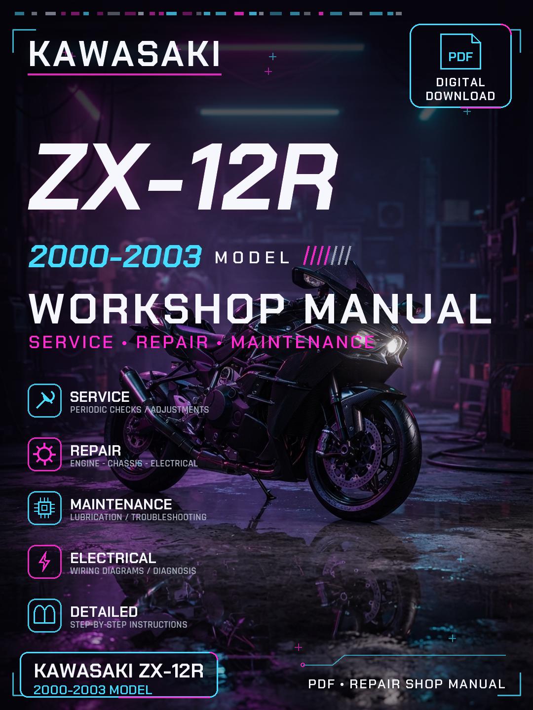 Kawasaki Zx 12r - Etsy