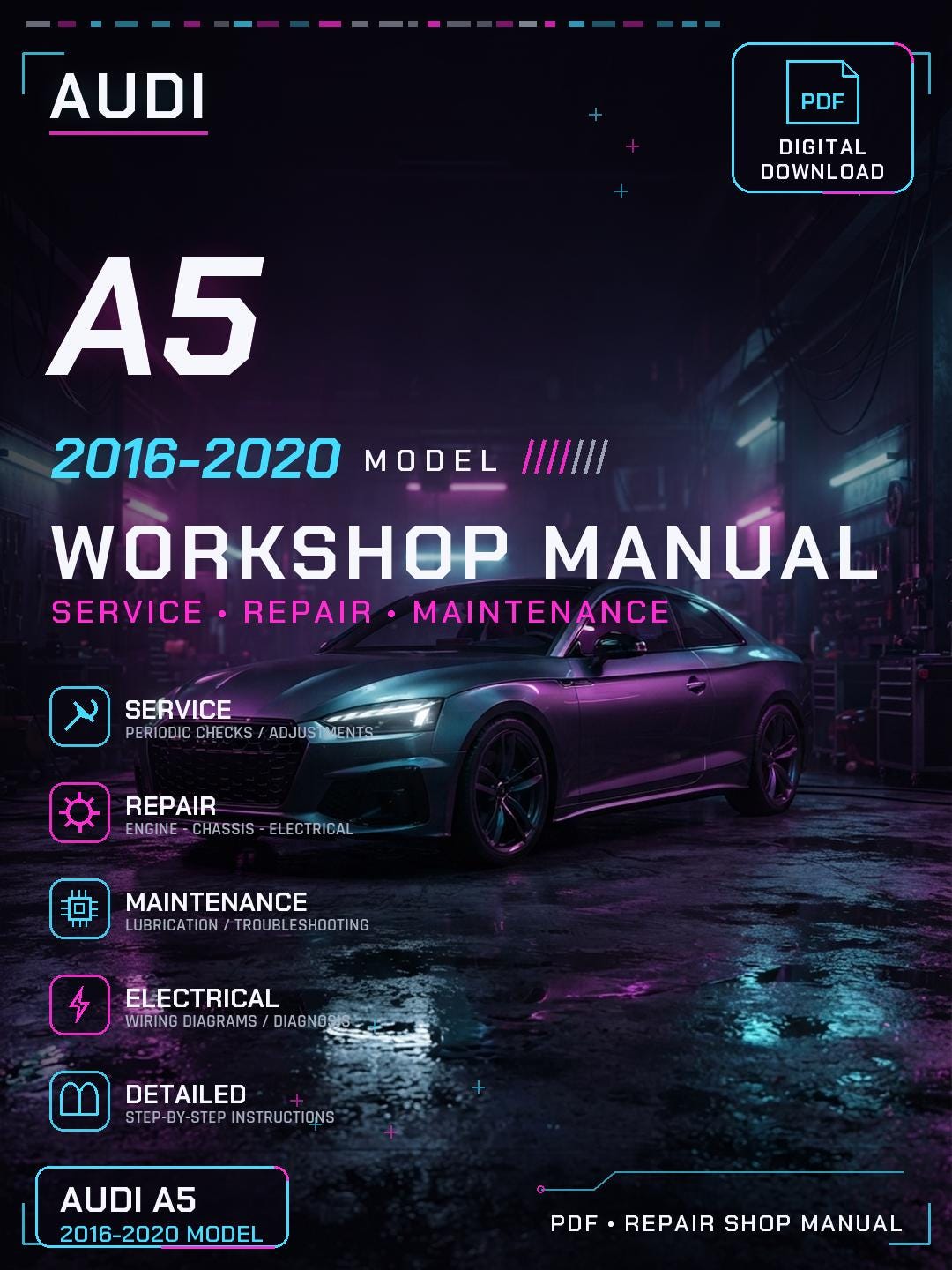 Audi service manual - Etsy 日本