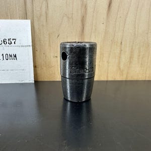 Vaso Snap-on vintage usado de 1/2" P-160, fabricado en EE. UU., 6 puntas.