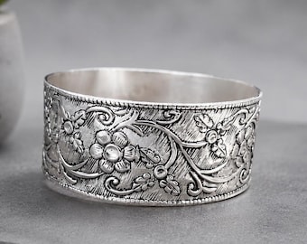 Vintage Taxco Mexico Modernist Asymmetrical Cuff Bracelet Sterling