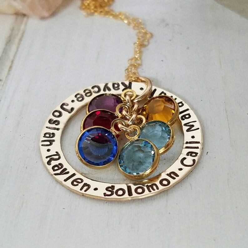 personalized grandmother necklace