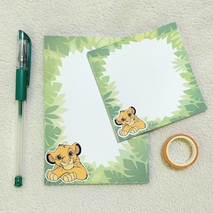 Lejonkungen Anteckningsblock / Simba / Stora och små storlekar / Disney Pappersmaterial