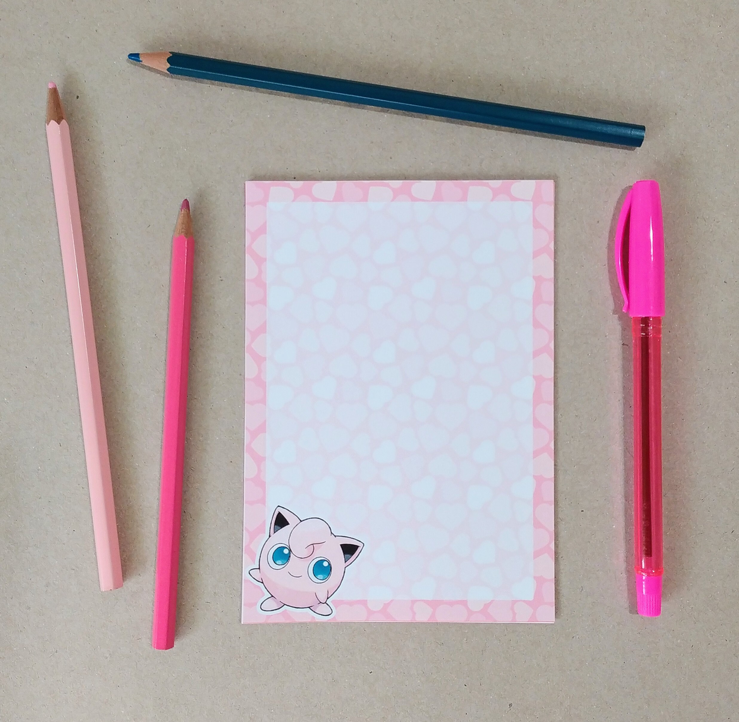 Pokemon Jigglypuff Stationery Set Penpal Kit Grab Bag Etsy