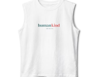 Regata Muscular Humankind Be Both — Regata com Estampa da Bondade