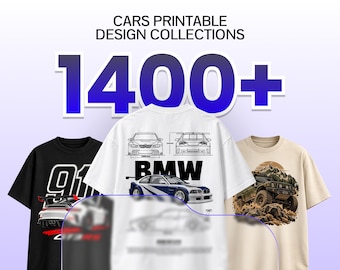 Über 1400 T-Shirt-Designs mit Automotiven zum Ausdrucken