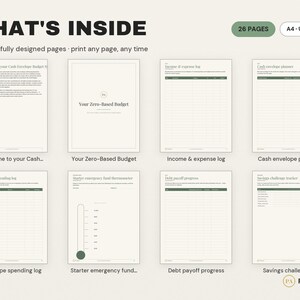 Dave Ramsey Budget Printables | Cash Envelope System, Zero-Based Planner (PDF Download) image 2