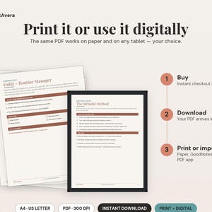Notion Template Bundle | Digital Planner, Weekly, ADHD, Monthly, Daily (PDF) image 4