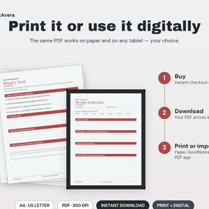 75 Hard Tracker Printable | Fitness Planner, Workout, Meal Logs (PDF Download) image 4