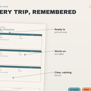 US States Travel Map Tracker Printable | Bucket List Adventure (Digital Download) image 3