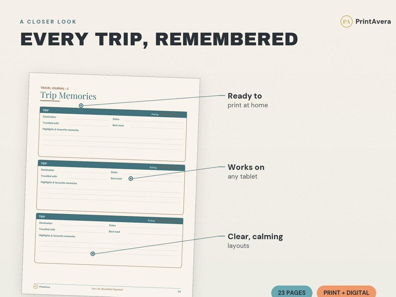 US States Travel Map Tracker Printable | Bucket List Adventure (Digital Download) image 3