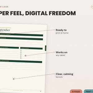 2026 Leather Executive Planner | Digital GoodNotes Template (PDF Download) image 3