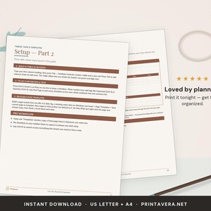 OneNote Planner Template | Digital ADHD Weekly Monthly Planner (PDF) image 5