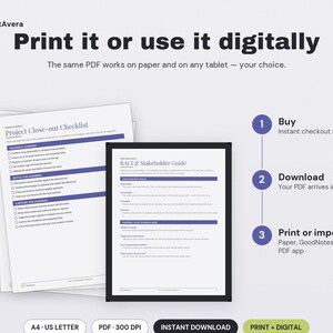 Plantilla de Excel para seguimiento de proyectos / Hoja de cálculo para planificación de contenido (descarga digital) imagen 4
