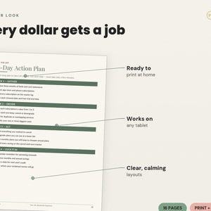 Subscription Tracker Template | Budget Planner, Expense Tracker (Excel PDF) image 3