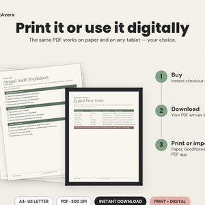 Subscription Tracker Template | Budget Planner, Expense Tracker (Excel PDF) image 4
