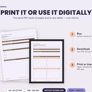 15-Minute Weekly Planner | Habit Tracker Printable (PDF Download) image 4