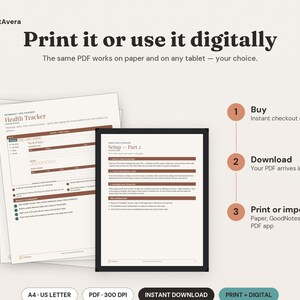 OneNote Planner Template | Digital ADHD Weekly Monthly Planner (PDF) image 4