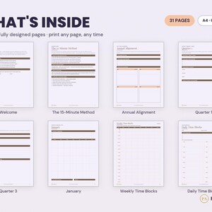 15-Minute Weekly Planner | Habit Tracker Printable (PDF Download) image 2