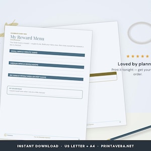 ADHD Cleaning Planner | Shame-Free Tasks, Daily Reset Routine (PDF Download) image 5