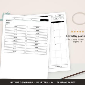 2026 Kindle Scribe Planner | Hyperlinked E-Ink Optimized Digital PDF image 5